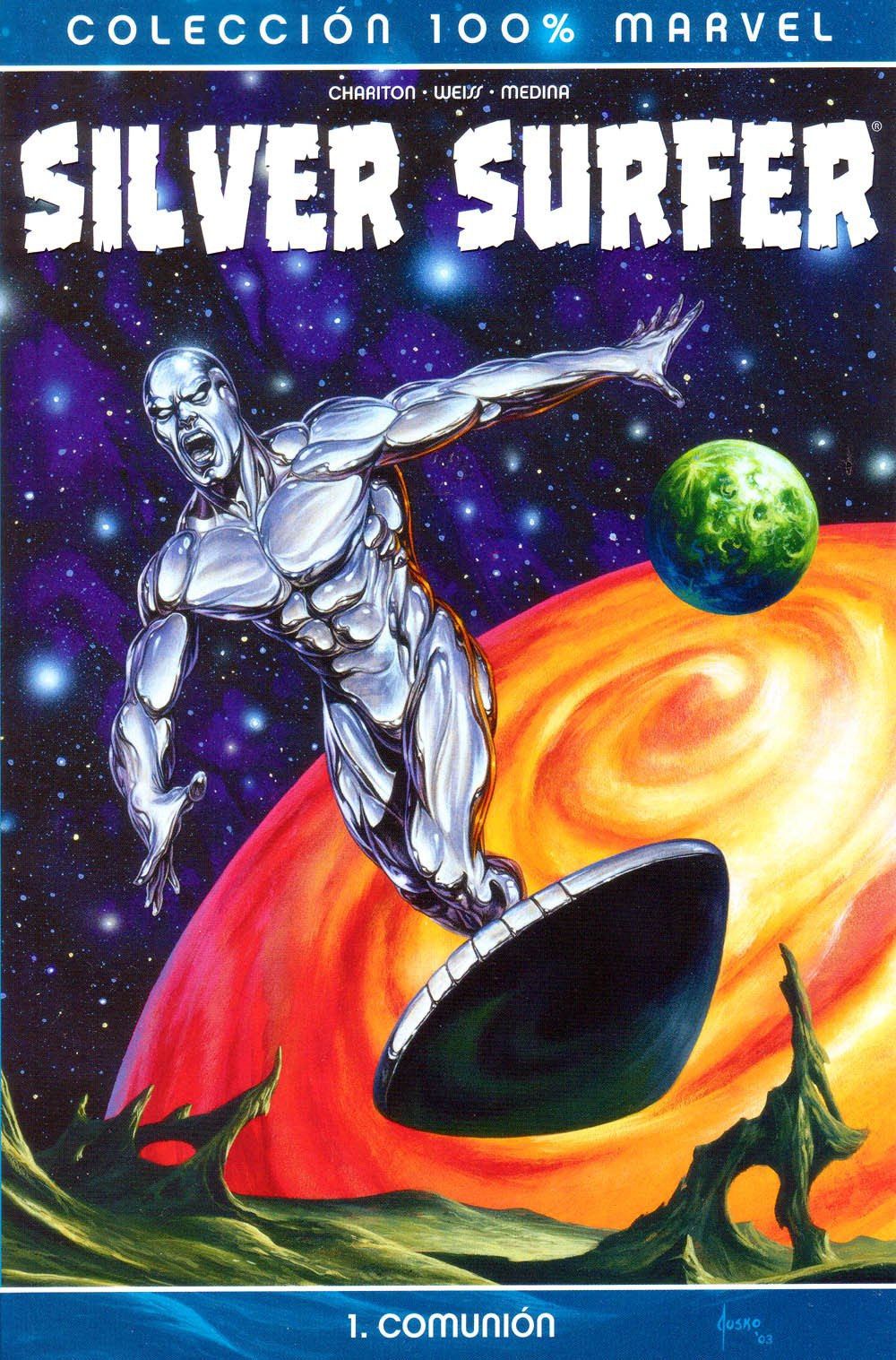 Portada ampliada de SILVER SURFER