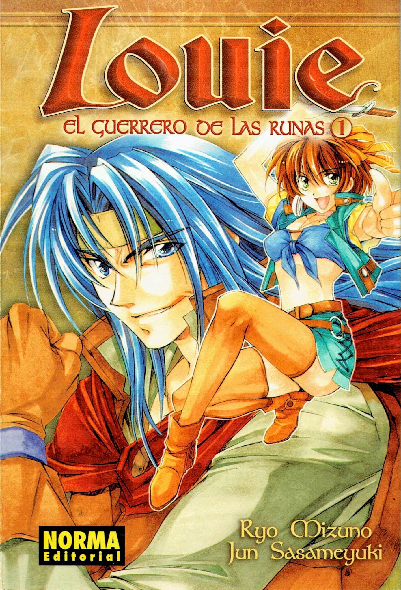 Portada ampliada de Louie el guerrero de las runas