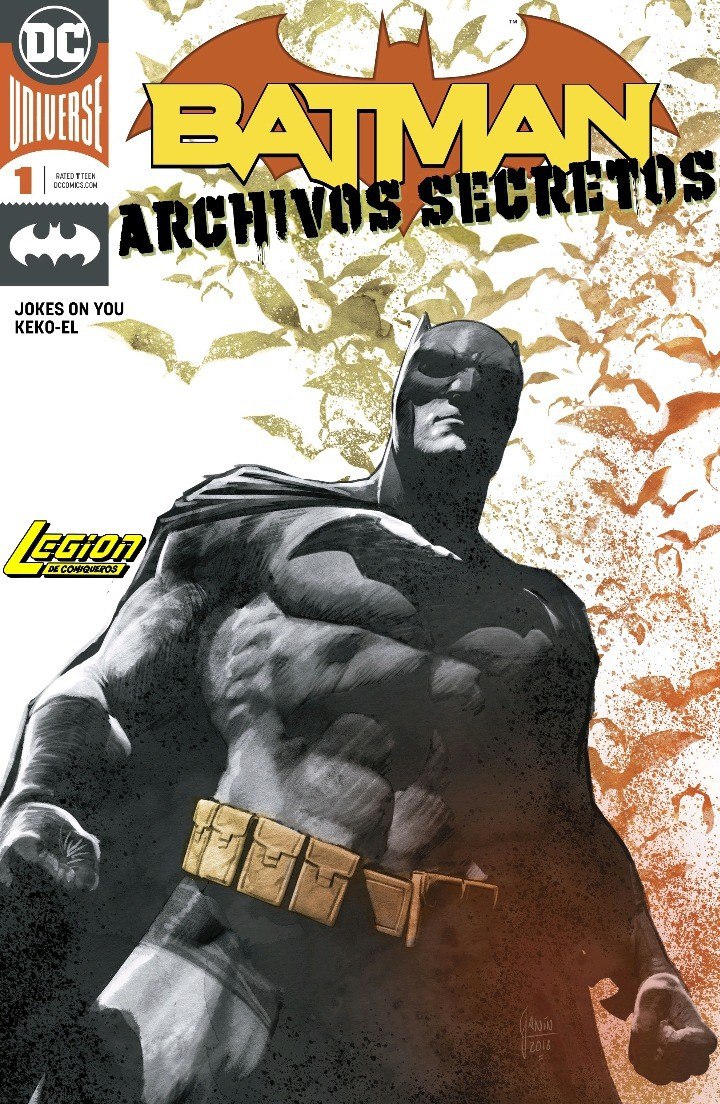 Portada ampliada de BATMAN ARCHIVOS SECRETOS