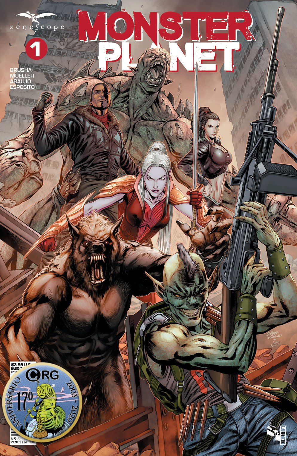 Portada ampliada de MONSTER PLANET