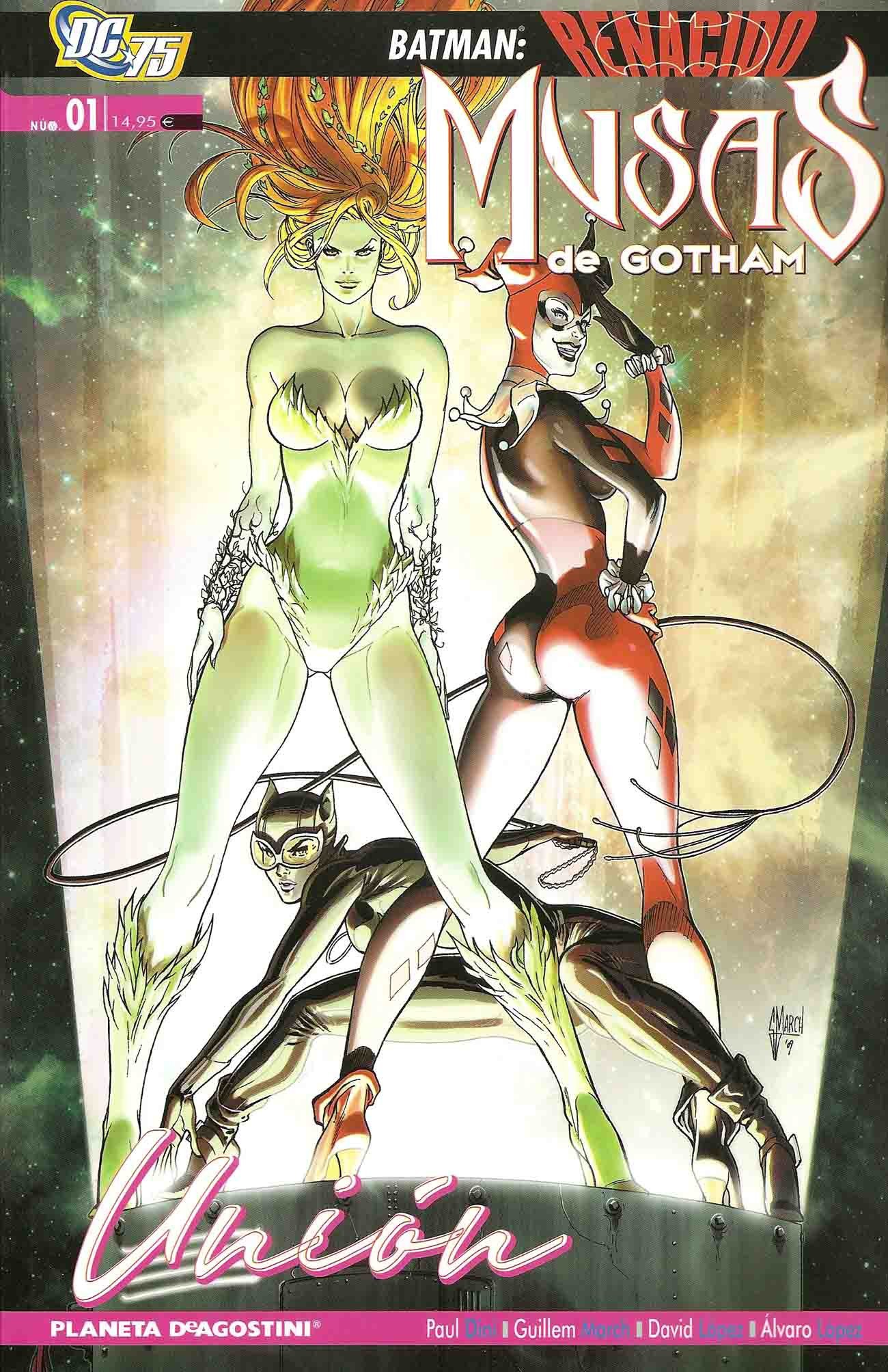 Portada ampliada de BATMAN: RENACIDO Musas de GOTHAM