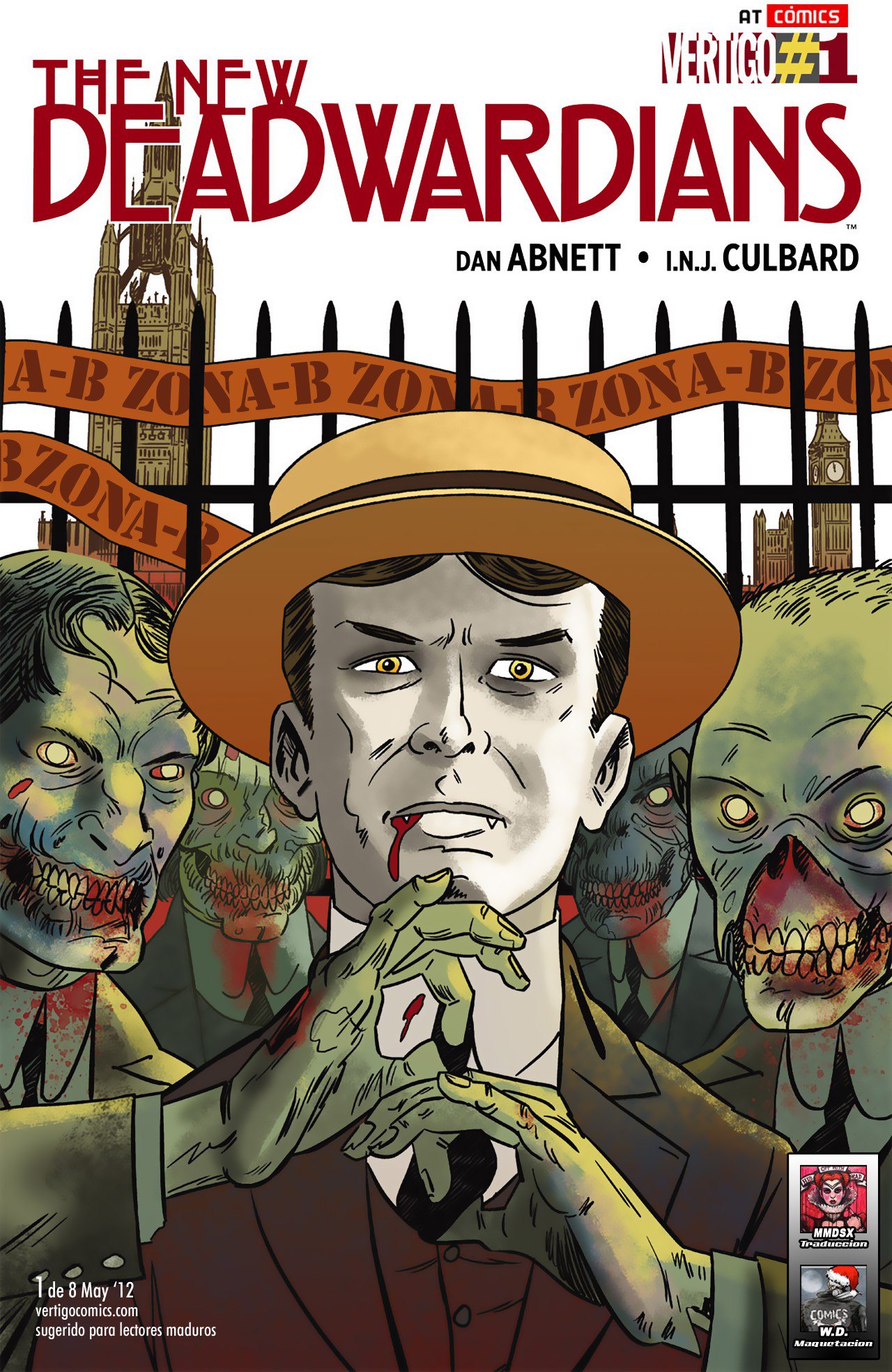 Portada ampliada de THE NEW DEADWARDIANS
