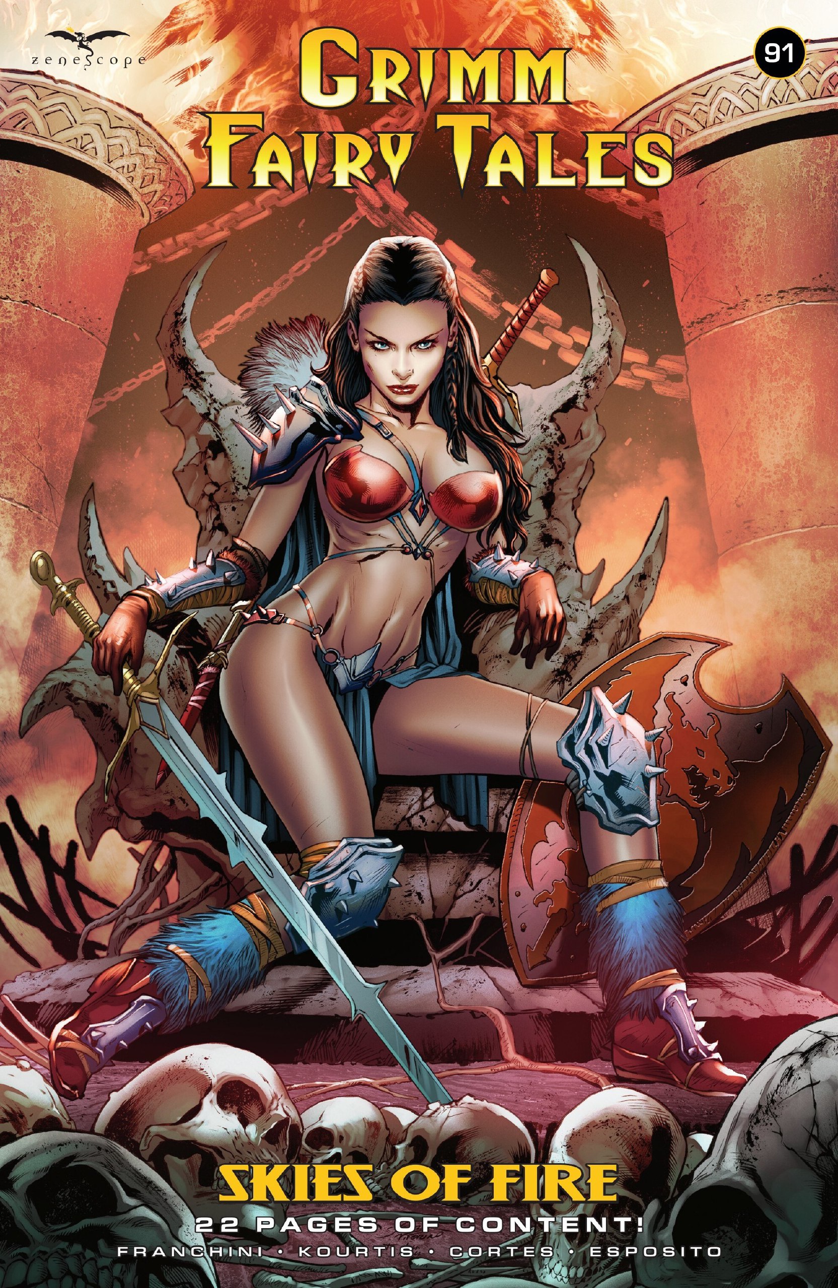 Portada ampliada de Grimm Fairy Tales