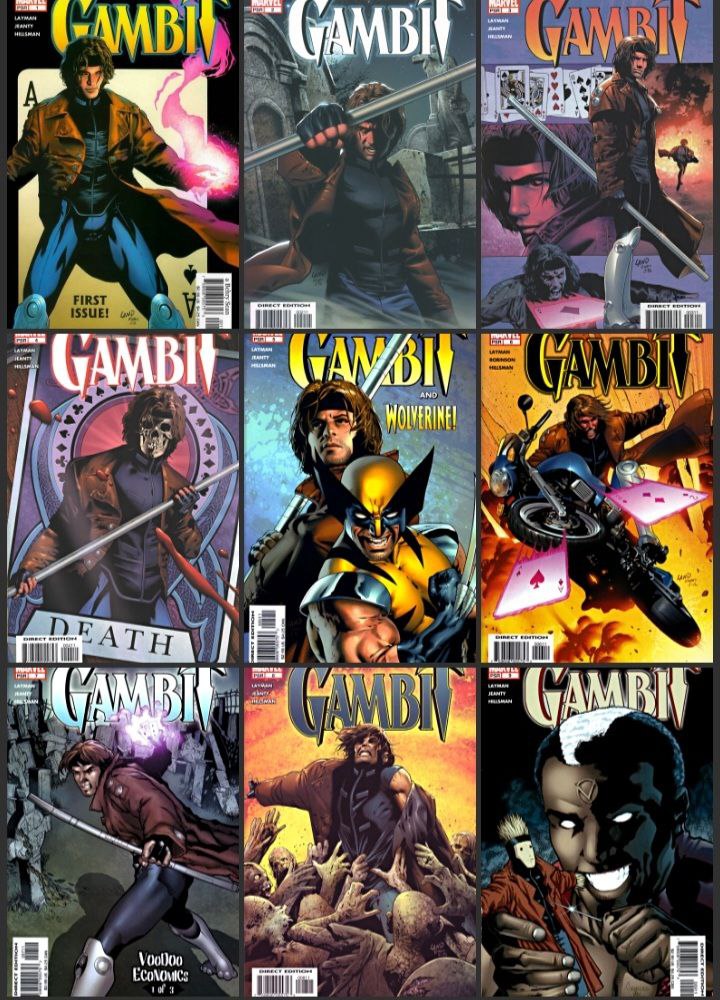 Portada ampliada de Gambit