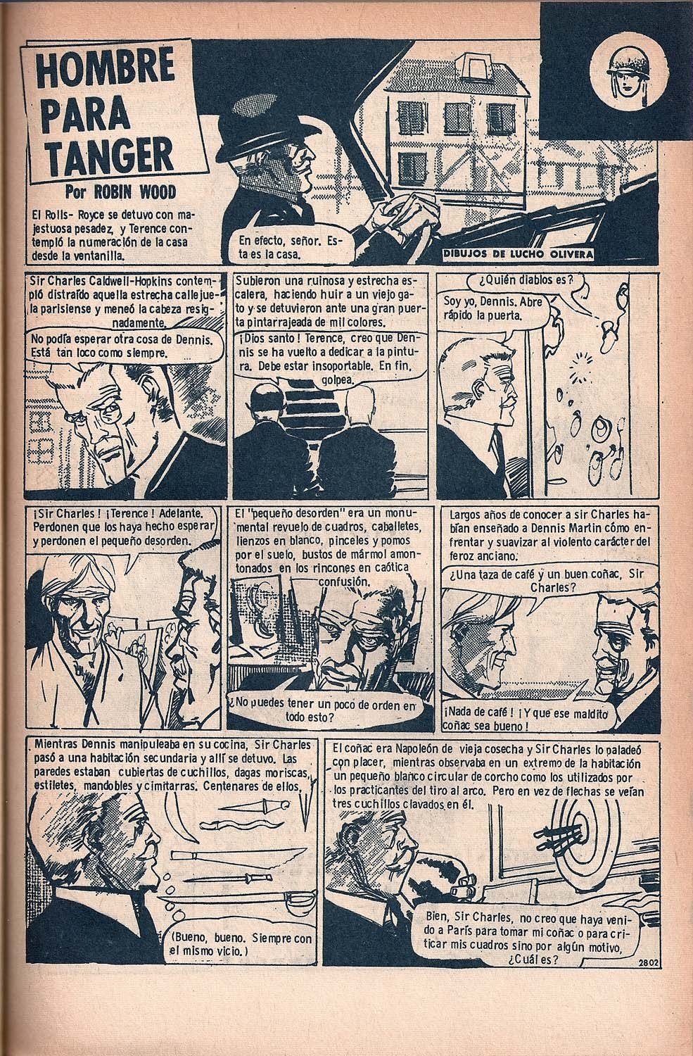 Portada ampliada de HOMBRE PARA TANGER