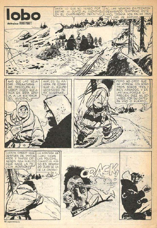 Portada ampliada de lobo