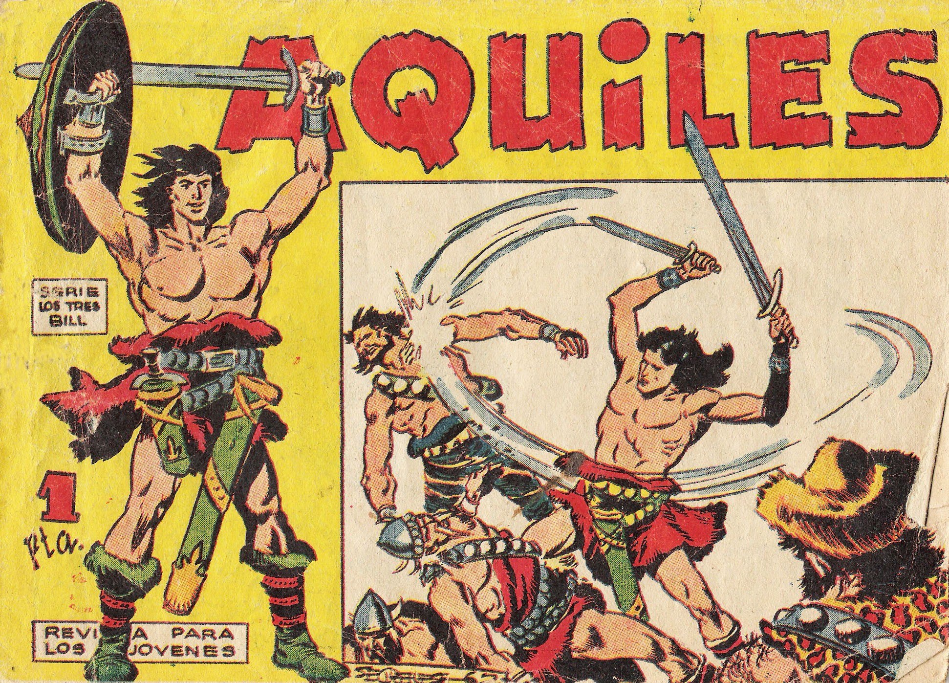 Portada ampliada de Aquiles