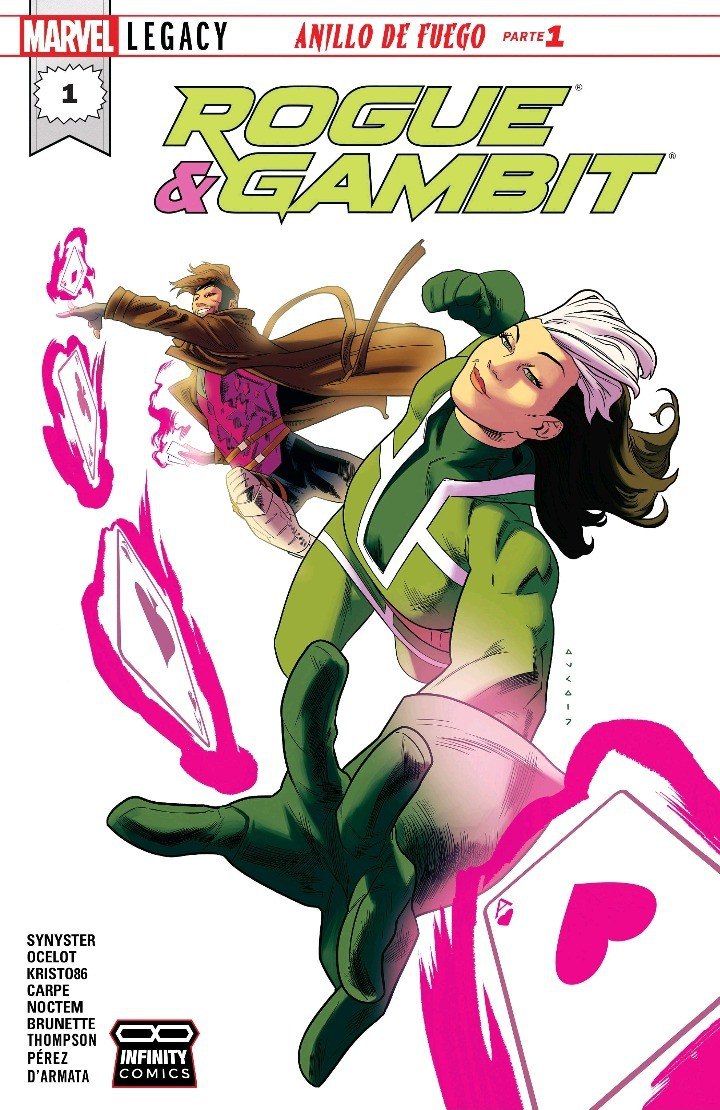 Portada ampliada de ROGUE & GAMBIT