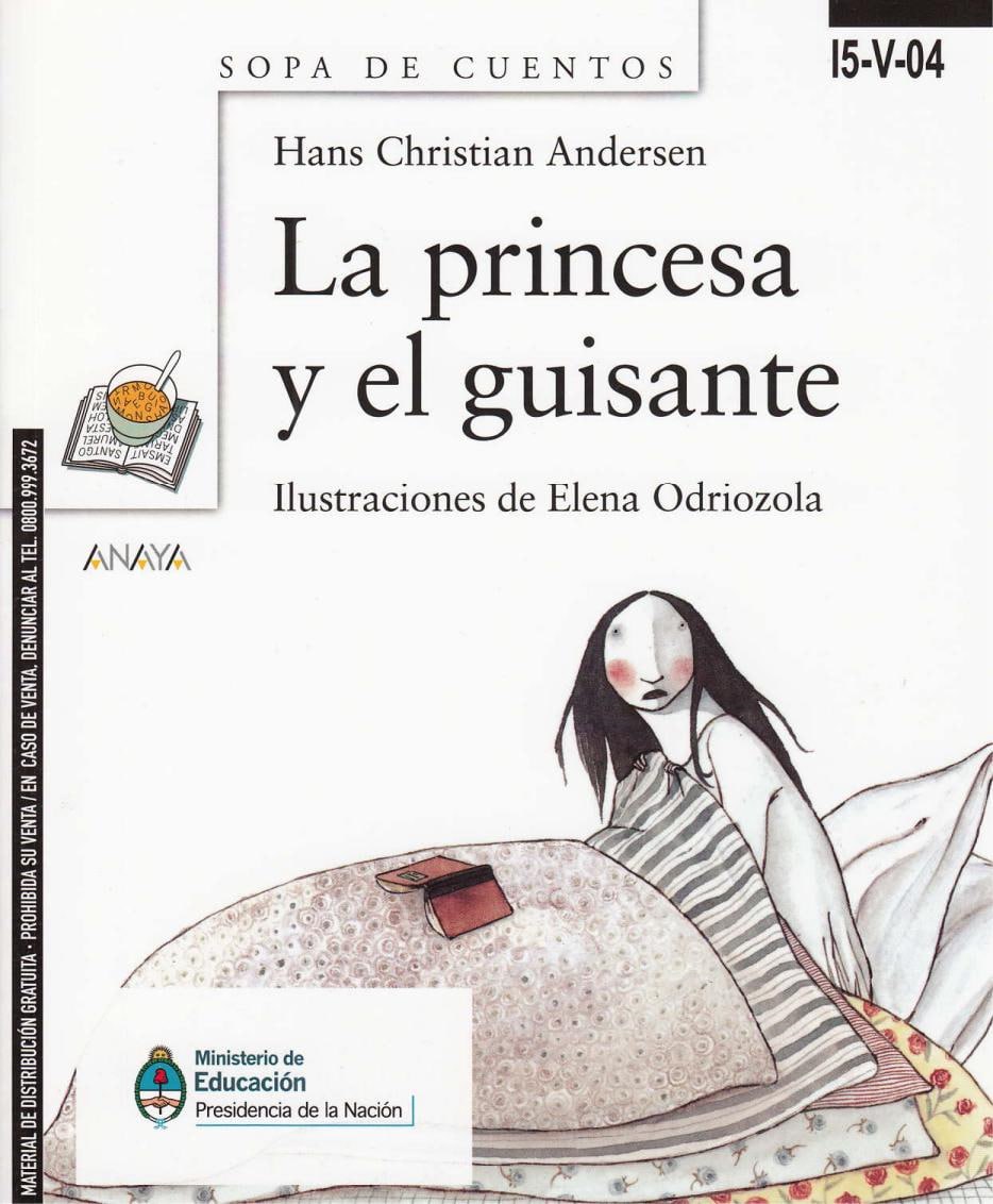 Portada ampliada de La princesa y el guisante