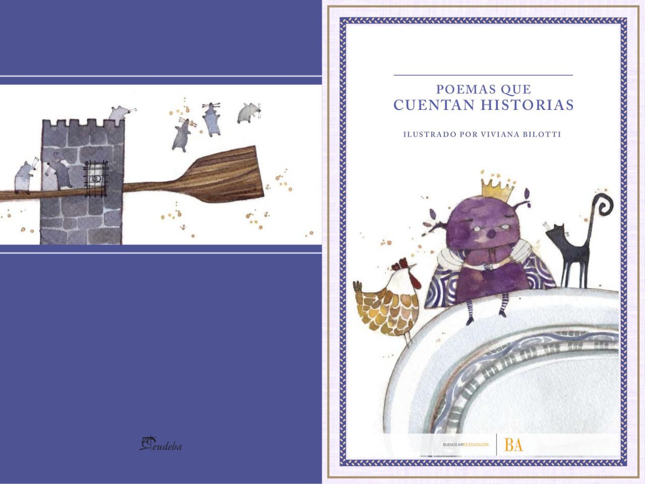 Portada ampliada de POEMAS QUE CUENTAN HISTORIAS