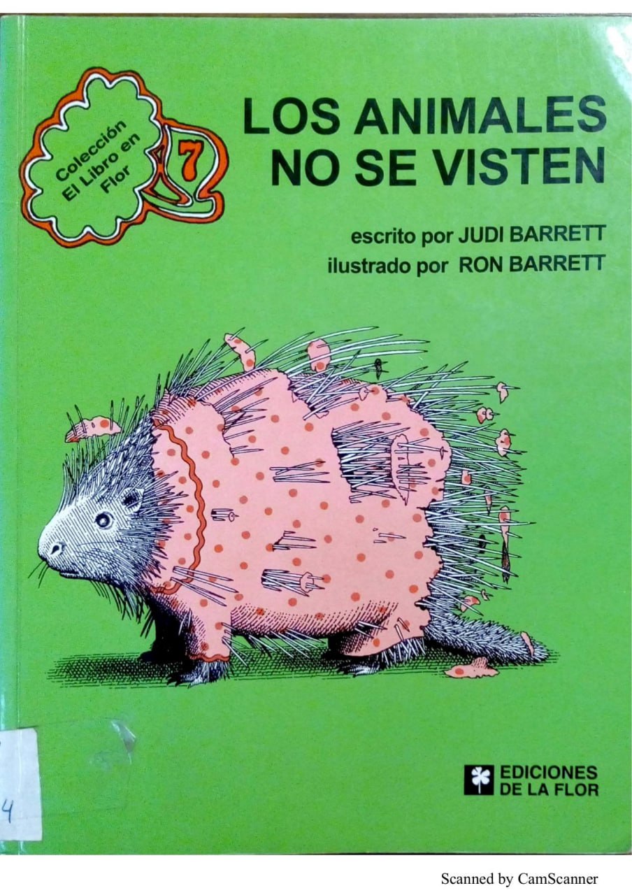 Portada ampliada de LOS ANIMALES NO SE VISTEN