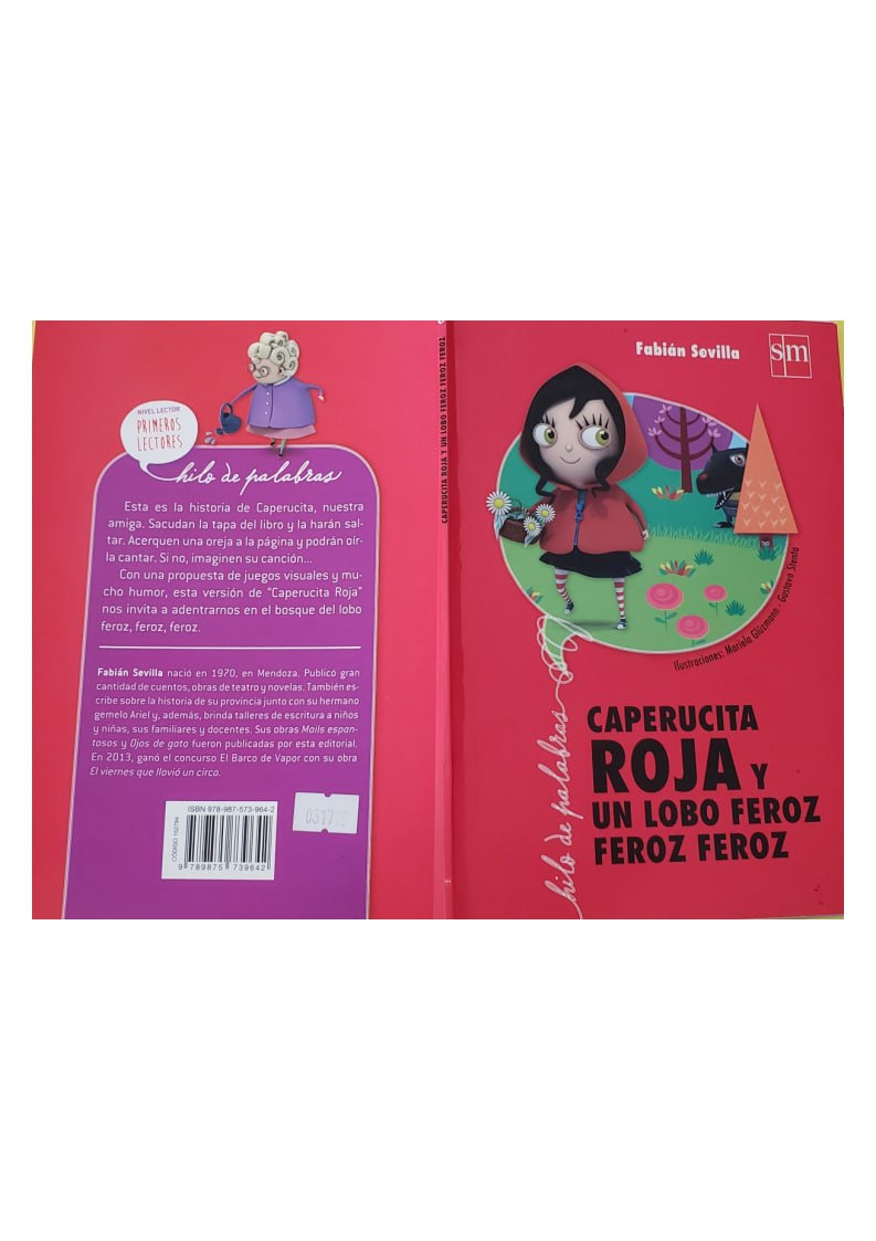 Portada ampliada de CAPERUCITA ROJA Y UN LOBO FEROZ FEROZ FEROZ