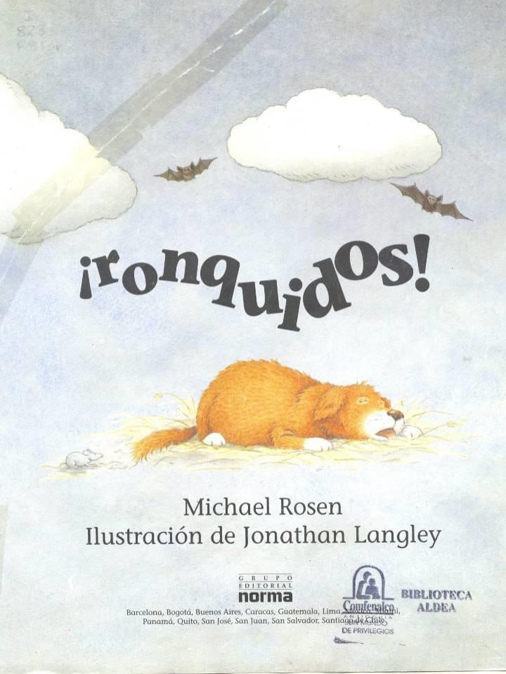 Portada ampliada de ¡ronquidos!