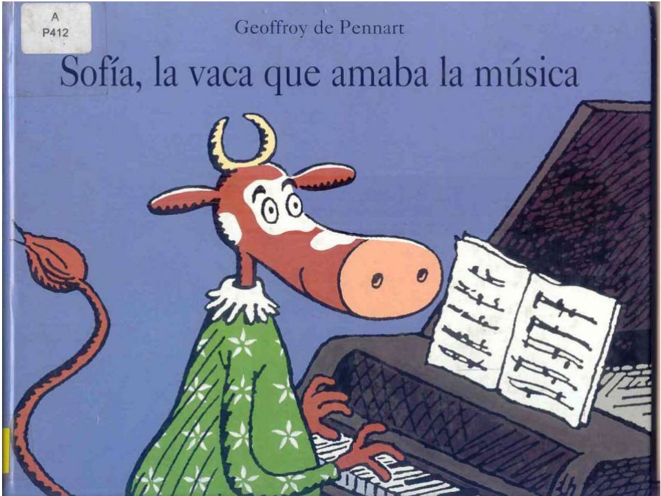 Portada ampliada de Sofía, la vaca que amaba la música