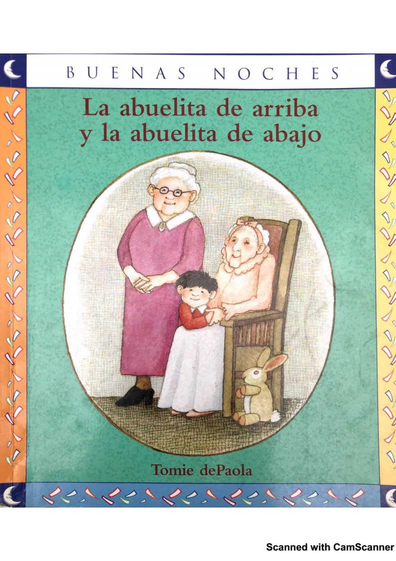 Portada ampliada de La abuelita de arriba y la abuelita de abajo
