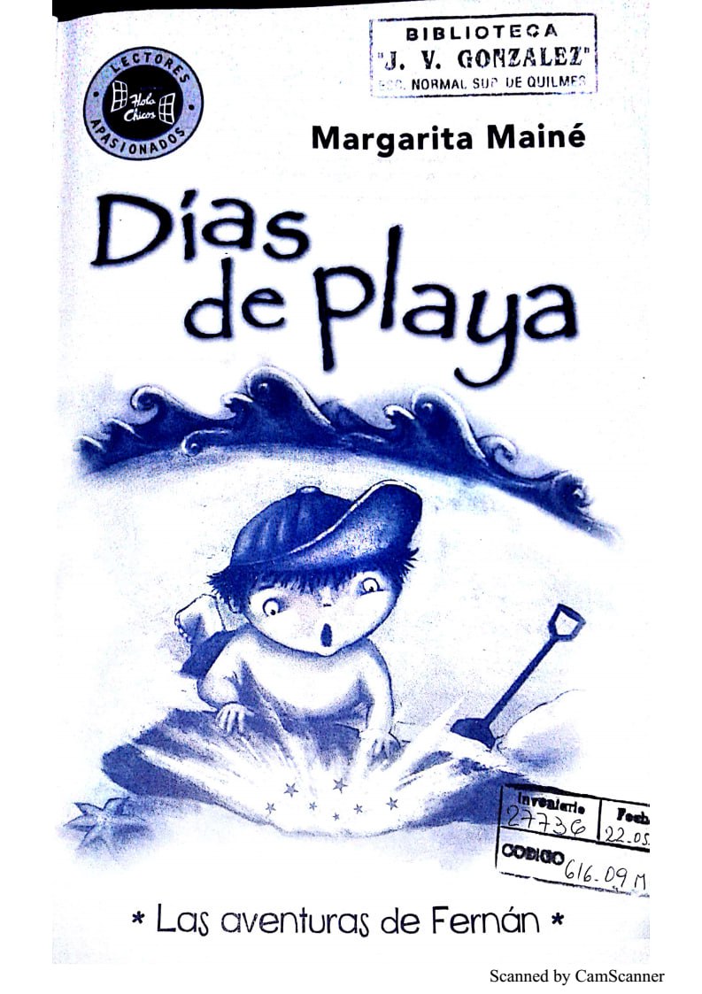 Portada ampliada de Días de playa