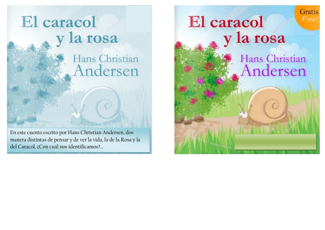 Portada ampliada de El caracol y la rosa