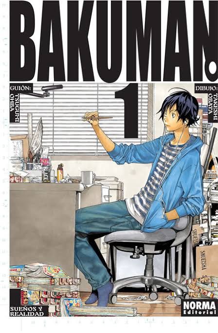 Portada ampliada de BAKUMAN.