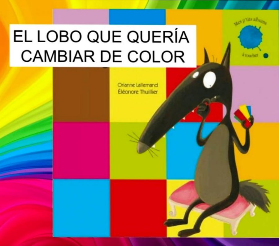 Portada ampliada de EL LOBO QUE QUERÍA CAMBIAR DE COLOR