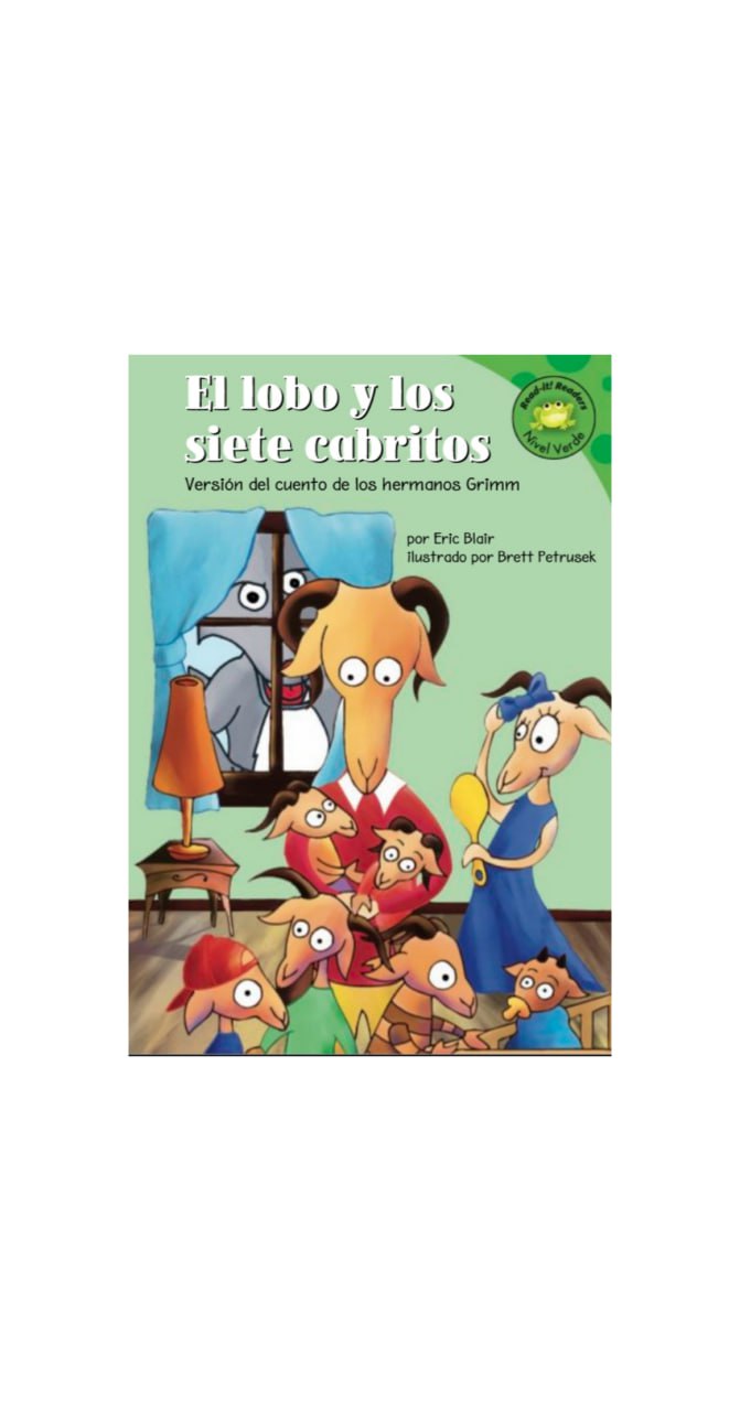 Portada ampliada de El lobo y los siete cabritos