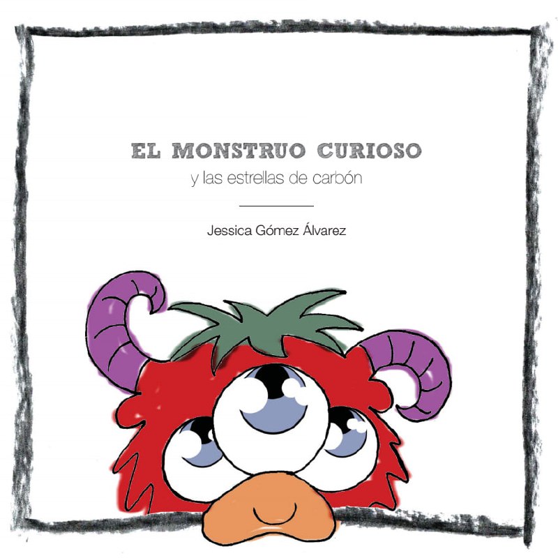 Portada ampliada de EL MONSTRUO CURIOSO y las estrellas de carbón