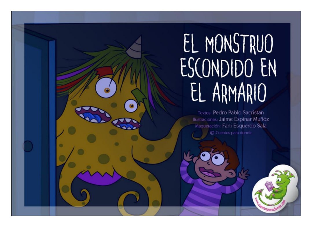 Portada ampliada de EL MONSTRUO ESCONDIDO EN EL ARMARIO