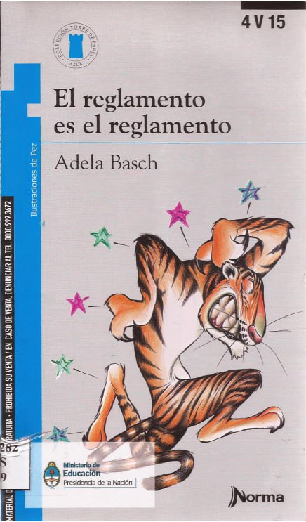 Portada ampliada de El reglamento es el reglamento