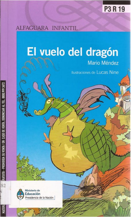 Portada ampliada de El vuelo del dragón
