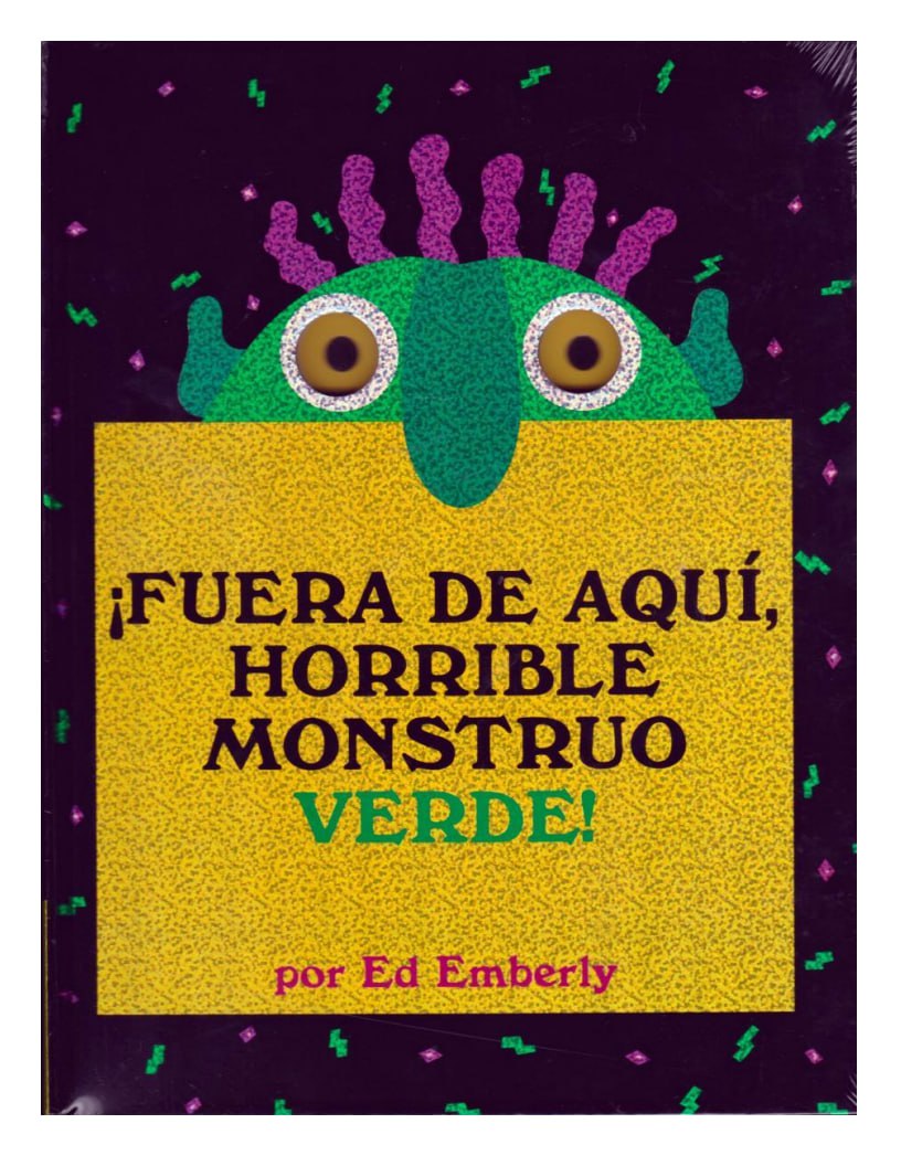 Portada ampliada de ¡FUERA DE AQUÍ, HORRIBLE MONSTRUO VERDE!
