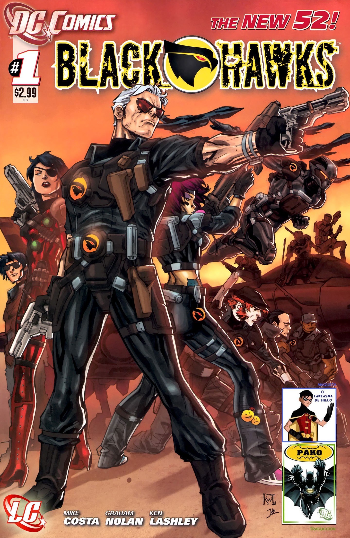 Portada ampliada de BLACK HAWKS