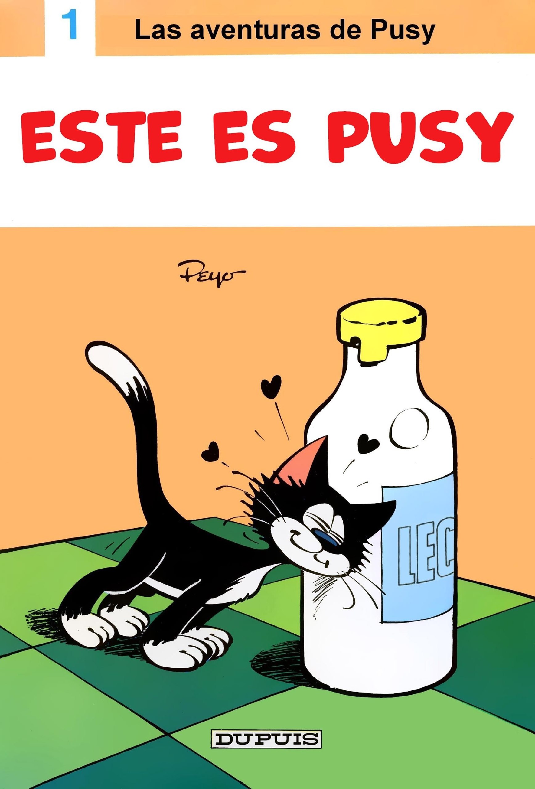 Portada ampliada de Las aventuras de Pusy