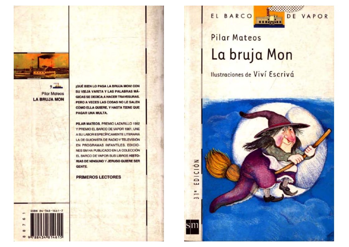 Portada ampliada de La bruja Mon