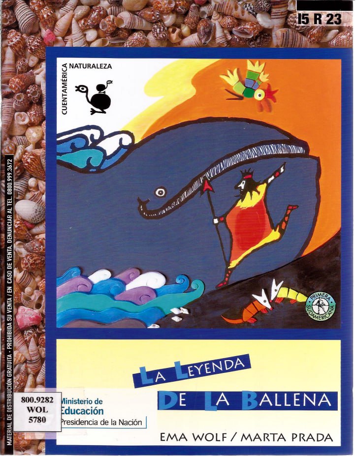 Portada ampliada de A LEYENDA DE A BALLENA