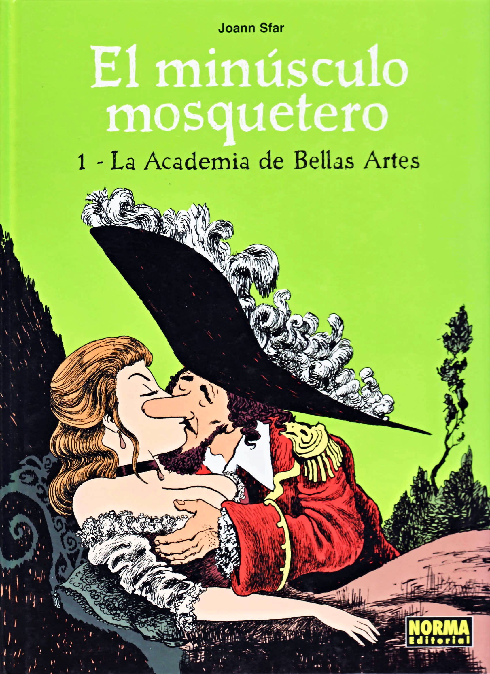 Portada ampliada de El minúsculo mosquetero