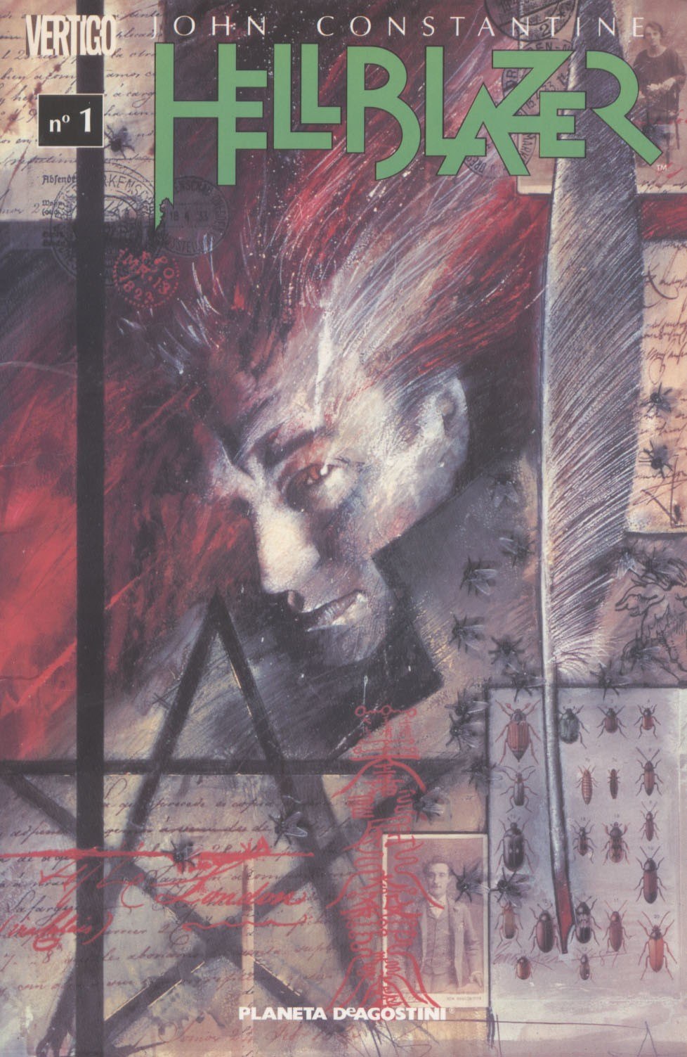 Portada ampliada de Hellblazer