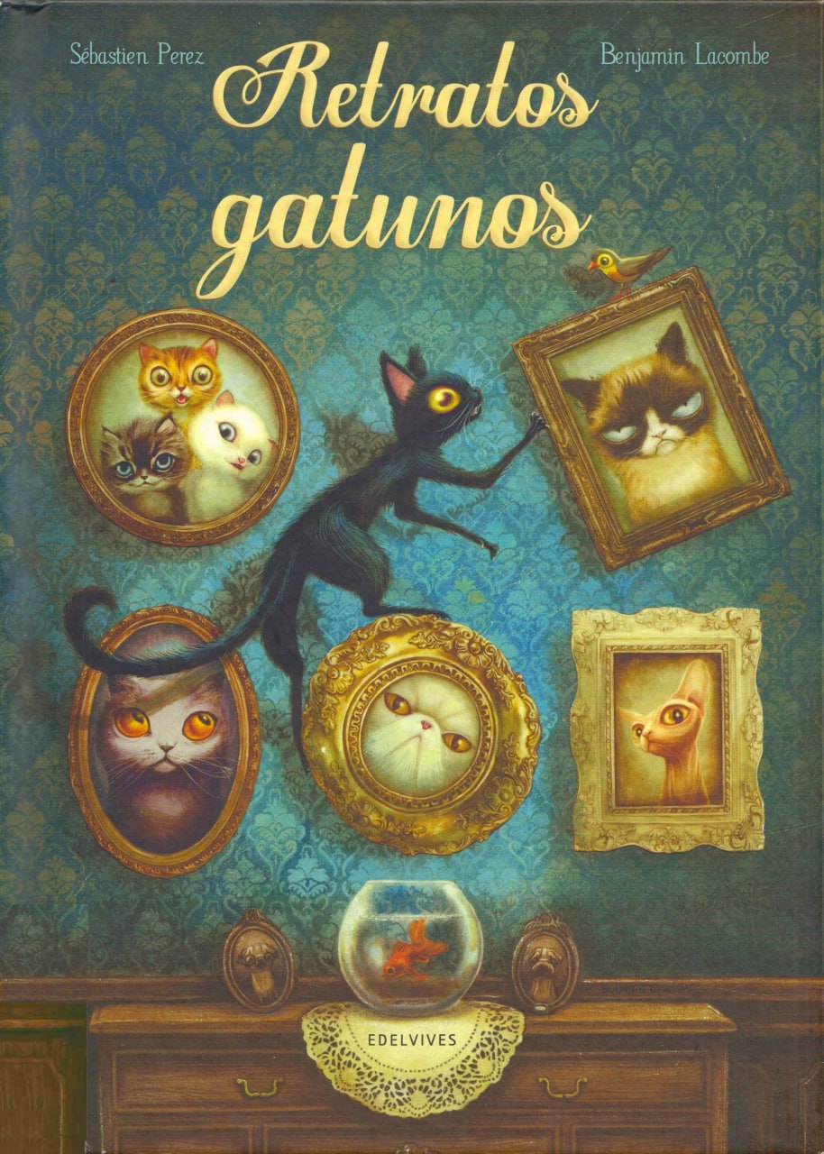 Portada ampliada de Retratos gatunos