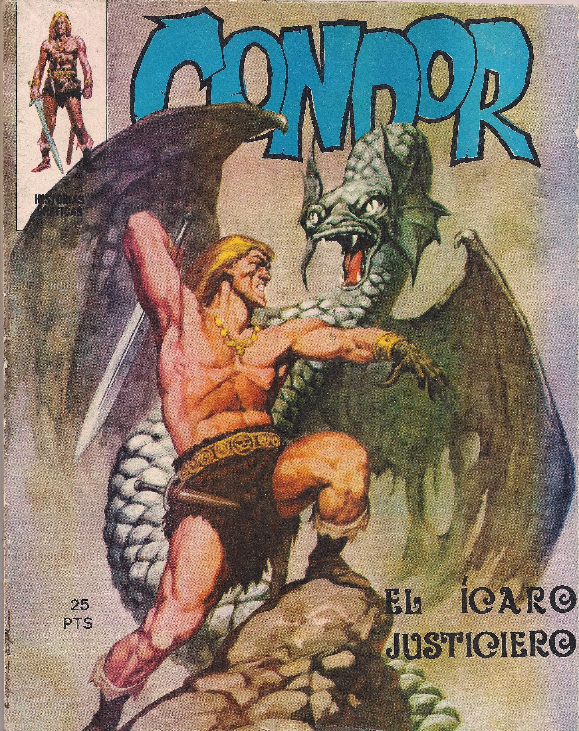 Portada ampliada de Condor (de J.M.Polls y E.Polls)(Ed.Vilmar)(1974)