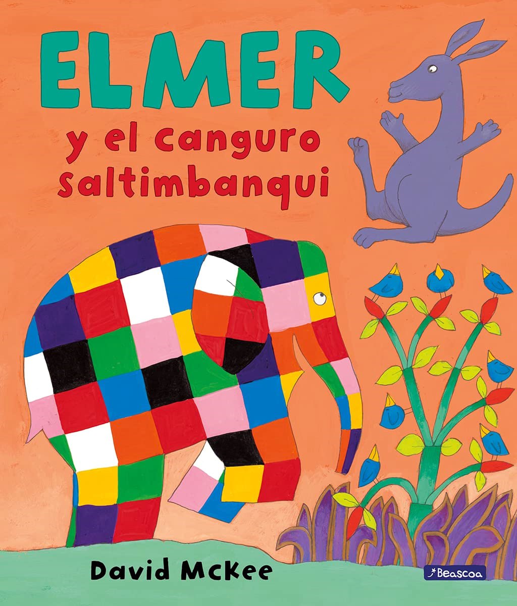 Portada ampliada de ELMER y el canguro Saltimbanqui