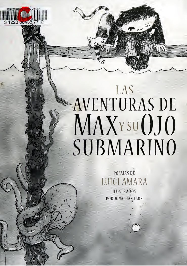 Portada ampliada de LAS AVENTURAS DE MAX Y SU OJO SUBMARINO