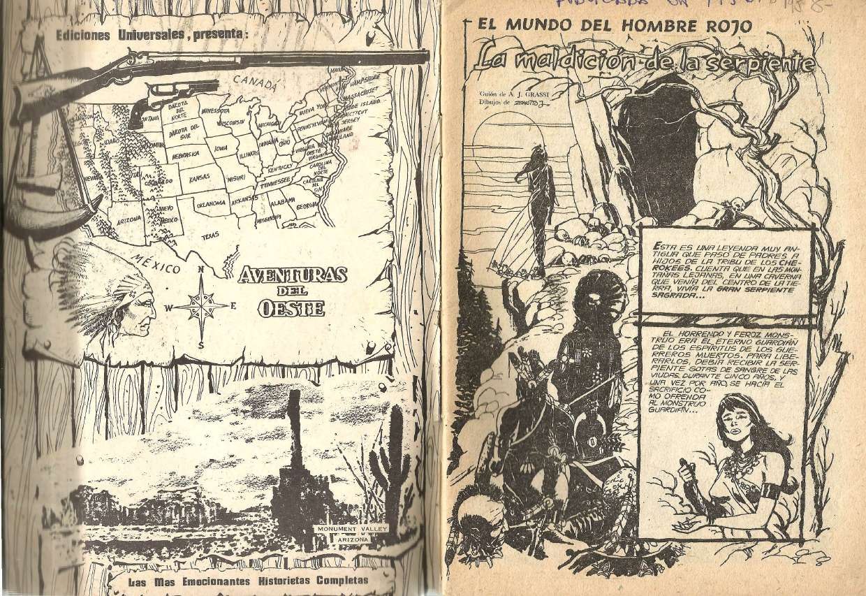 Portada ampliada de El Mundo del Hombre Rojo