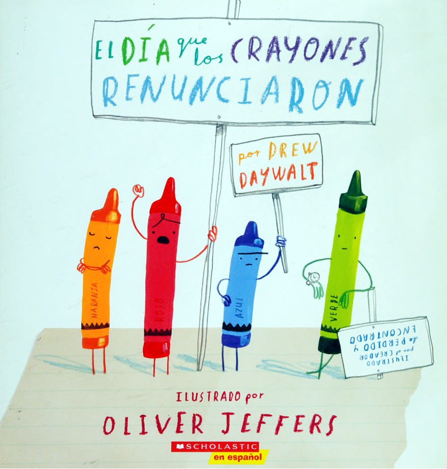 Portada ampliada de EL DÍA que los CRAYONES RENUNCIARON