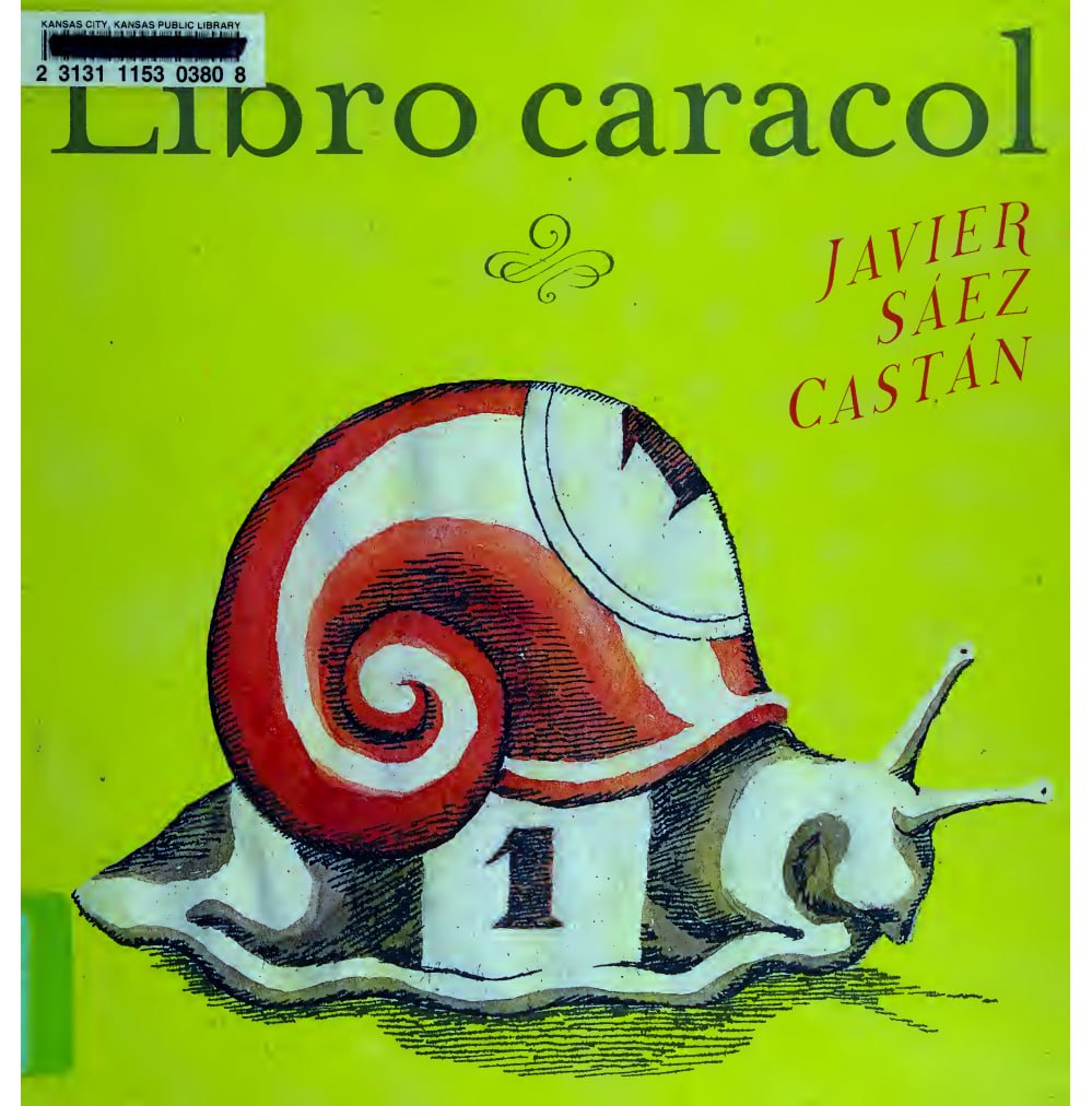 Portada ampliada de Libro caracol