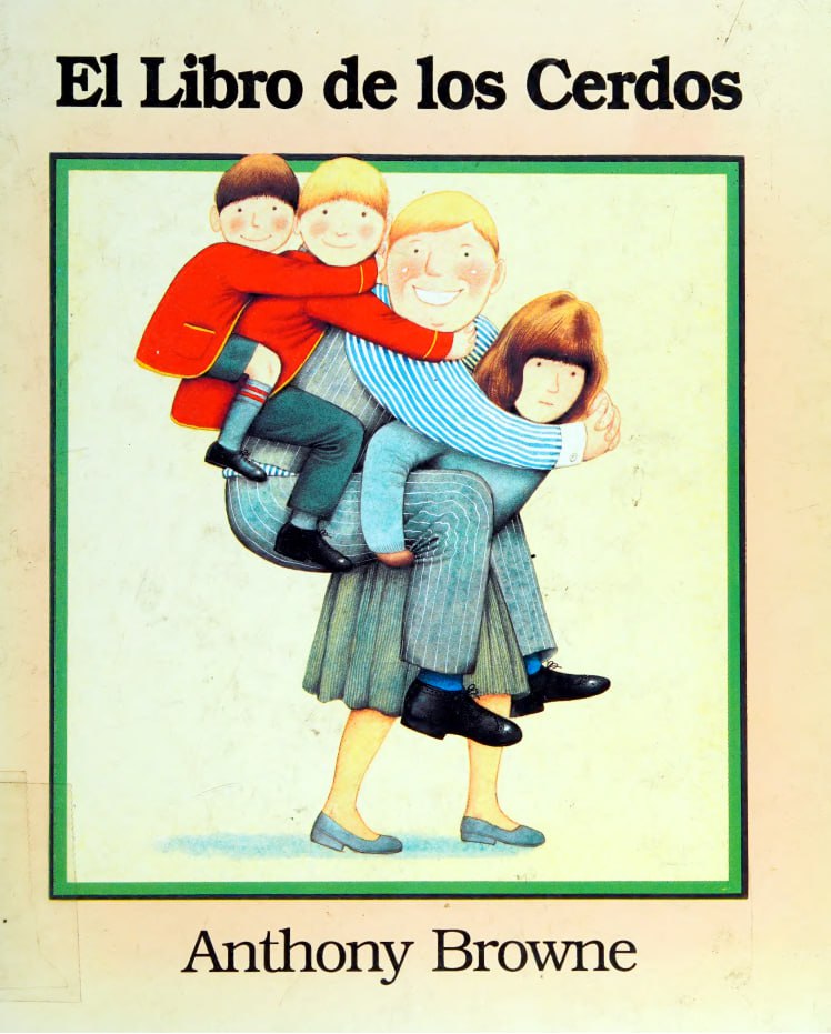 Portada ampliada de El Libro de los Cerdos