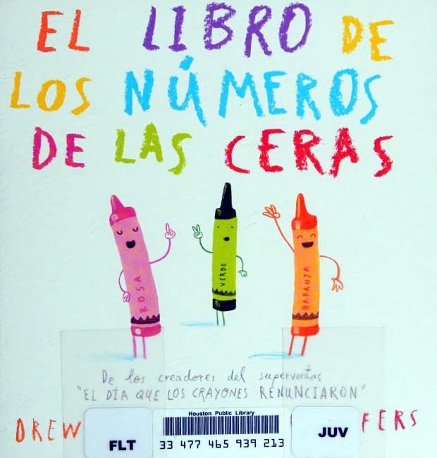 Portada ampliada de EL LIBRO DE LOS NúMEROS DE LAS CERAS