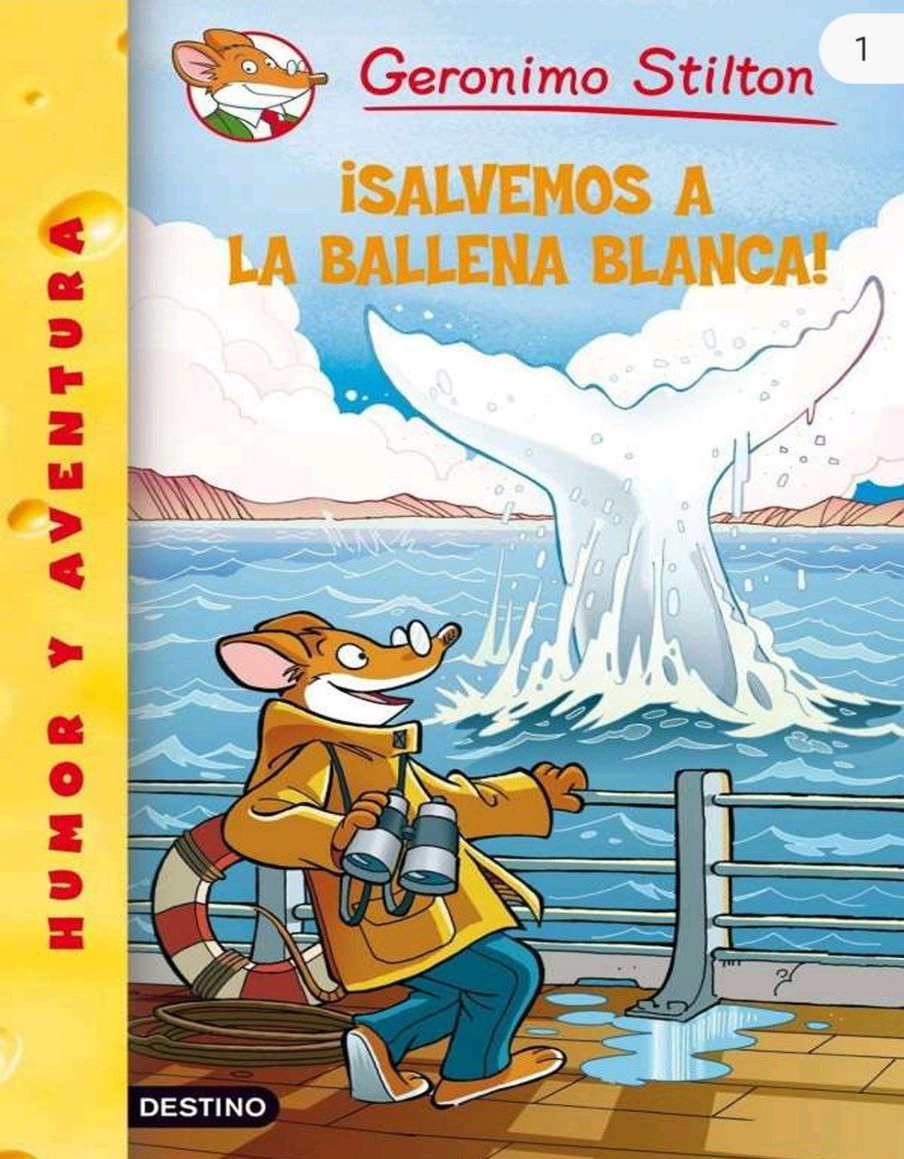 Portada ampliada de ¡SALVEMOS A LA BALLENA BLANCA!