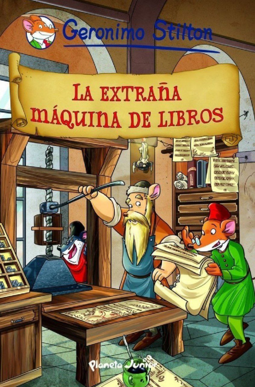 Portada ampliada de La extraña máquina de libros