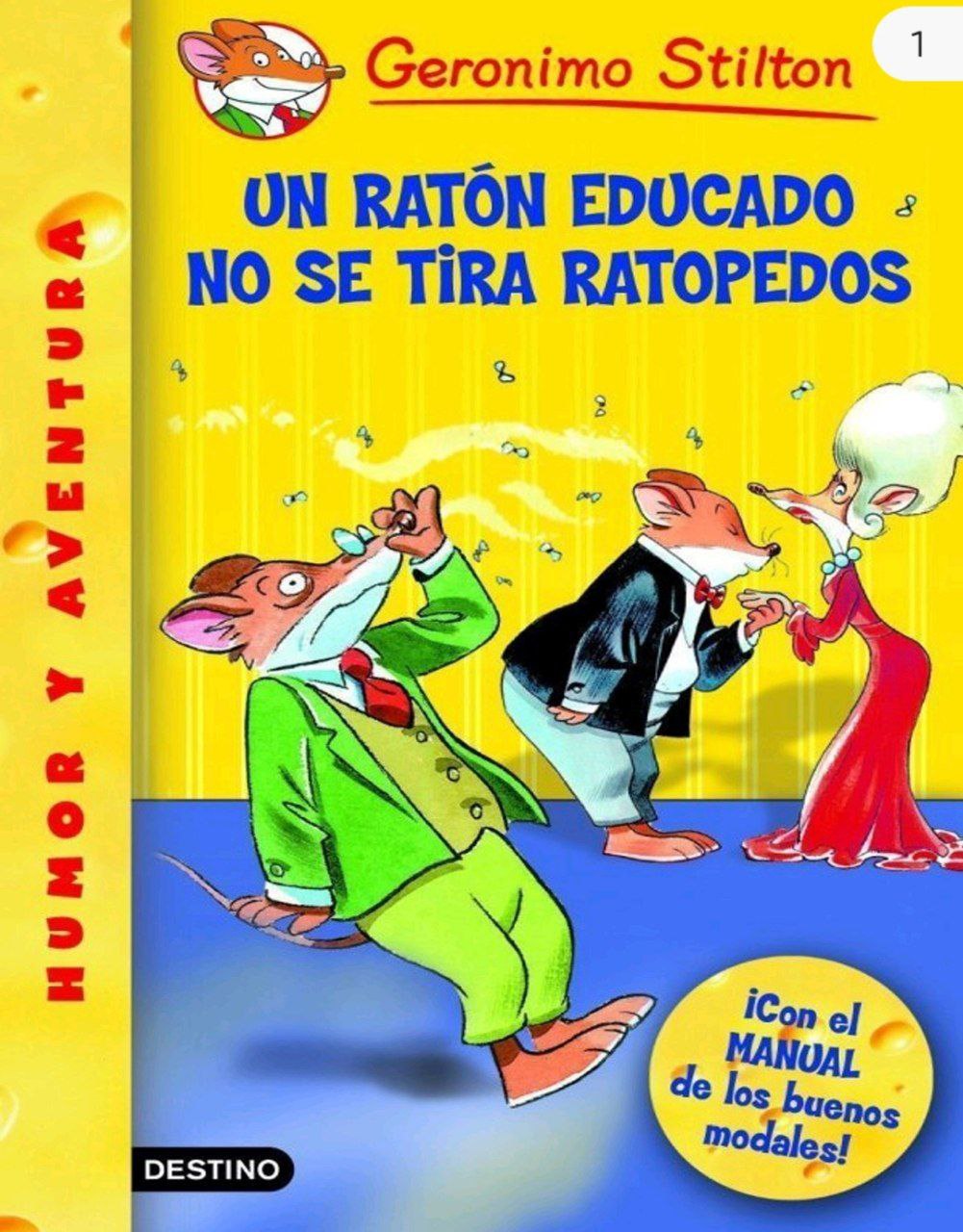 Portada ampliada de UN RATÓN EDUCADO NO SE TIRA RATOPEDOS