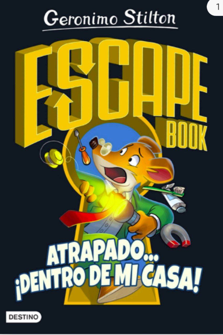 Portada ampliada de ESCAPE BOOK