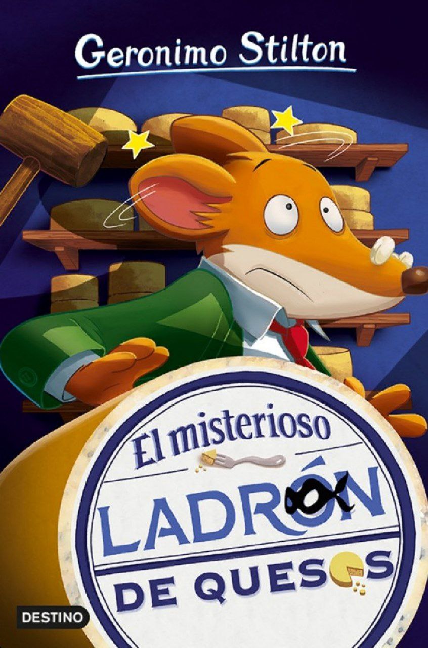 Portada ampliada de El misterioso LADRÓN DE QUESOS