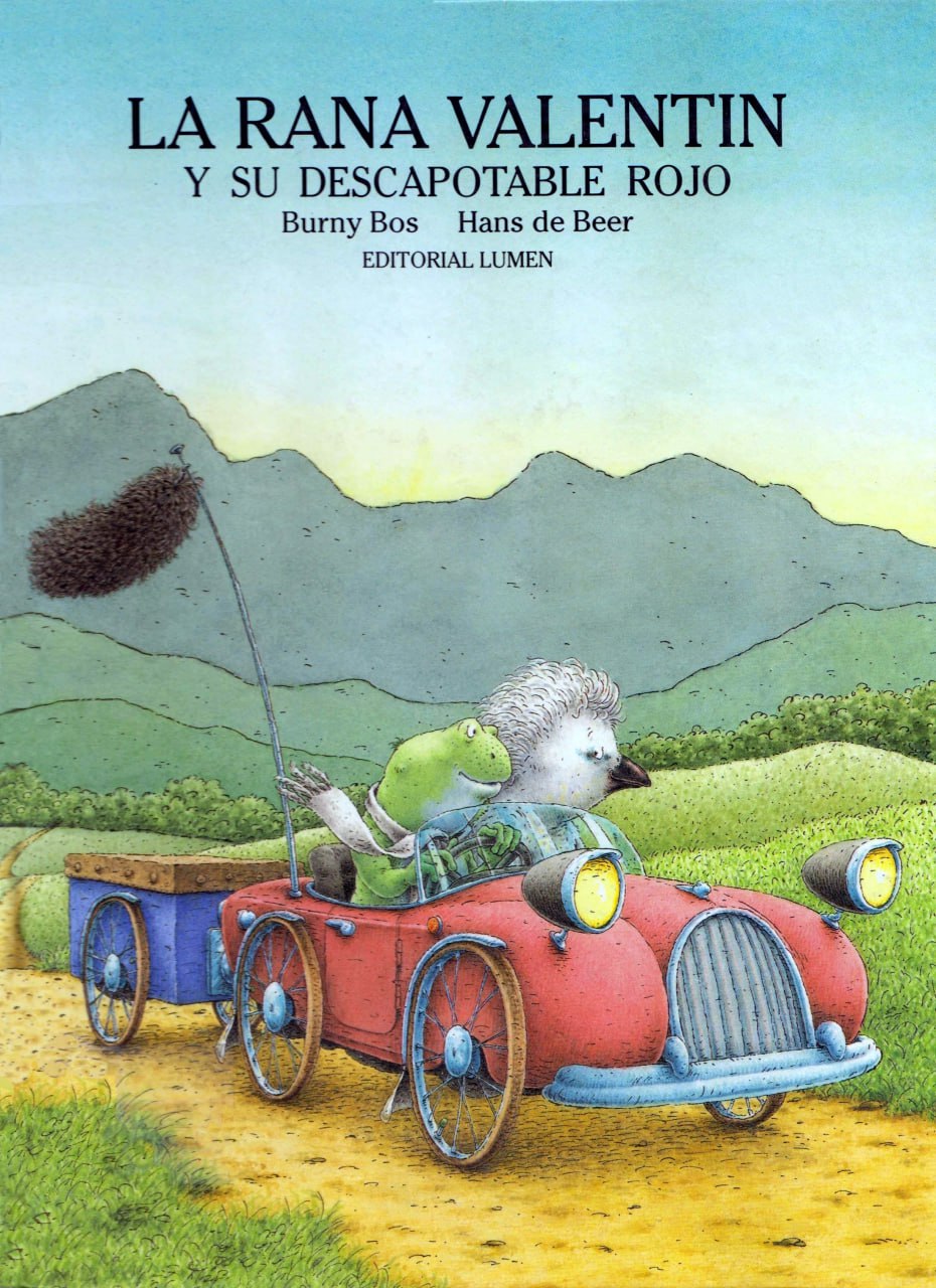 Portada ampliada de LA RANA VALENTIN Y SU DESCAPOTABLE ROJO